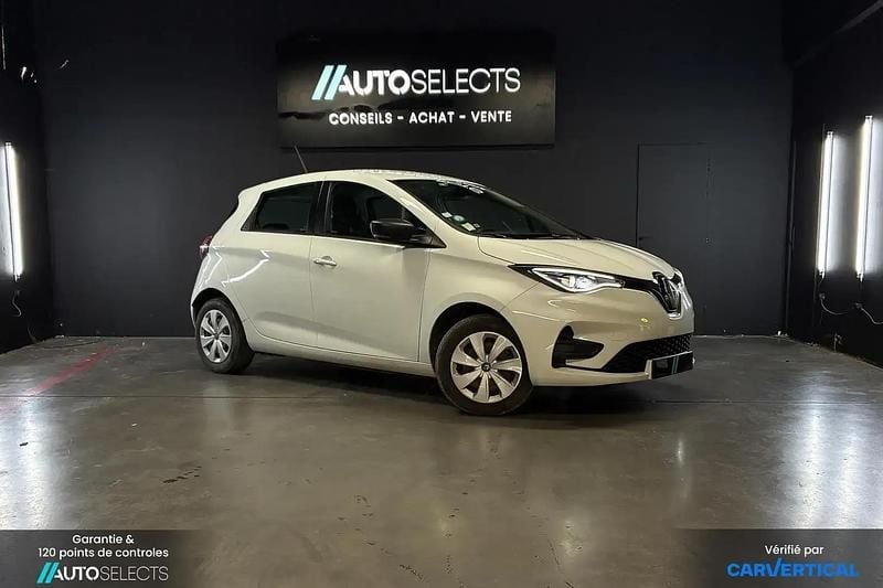 Blanc Utilisé 2021 Renault Zoe Life Citadine | 10 990 € (Bon prix) - Image 1/4