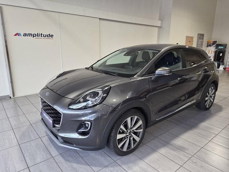 Gris solar métallisée Occasion 2021 Ford Puma Titanium X Coupé | 14 999 € (Bon prix) - Image 1/4