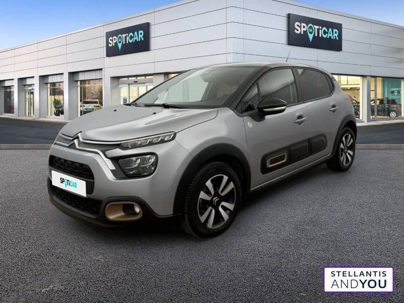 Gris Utilisé 2022 Citroën C3 PureTech Citadine | 11 690 € (Bon prix) - Image 1/3