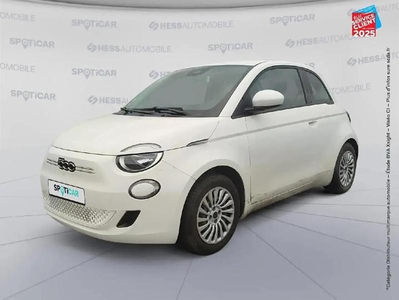 Blanc Utilisé 2022 Fiat 500e Action Citadine | 10 299 € (Super prix) - Image 1/4