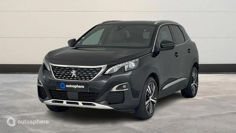 Noir Utilisé 2020 Peugeot 3008 GT-line SUV | 15 499 € (Prix juste) - Image 1/4