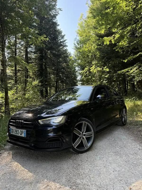 Noir Occasion 2016 Audi A3 S-Line Berline | 18 900 € (Prix cher) - Image 1/4