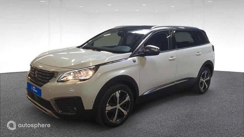 Blanc Utilisé 2019 Peugeot 5008 Crossway Monospace | 18 989 € (Prix juste) - Image 1/4