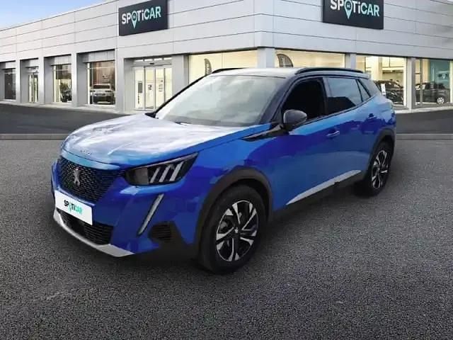 Bleu Occasion 2023 Peugeot e-2008 SUV | 17 470 € (Bon prix) - Image 1/4