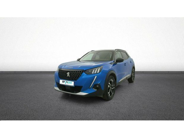 Bleu Utilisé 2021 Peugeot 2008 GTi SUV | 16 589 € (Prix juste) - Image 1/4
