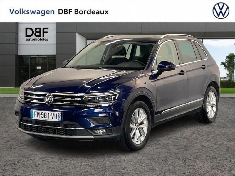Occasion VW Tiguan Match 150 ch (110 kW) 2019 Bleu SUV