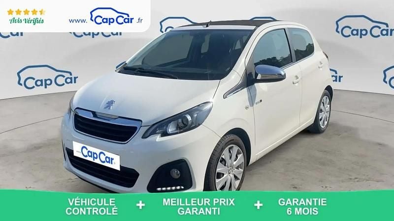 Blanc Utilisé 2017 Peugeot 108 Style Citadine | 6 990 € (Prix juste) - Image 1/4