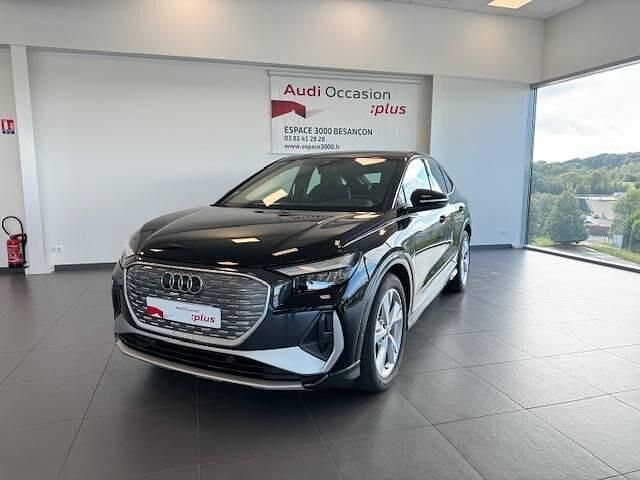 Noir Utilisé 2023 Audi Q4 Sportback e-tron S-Line SUV | 38 970 € (Prix juste) - Image 1/4