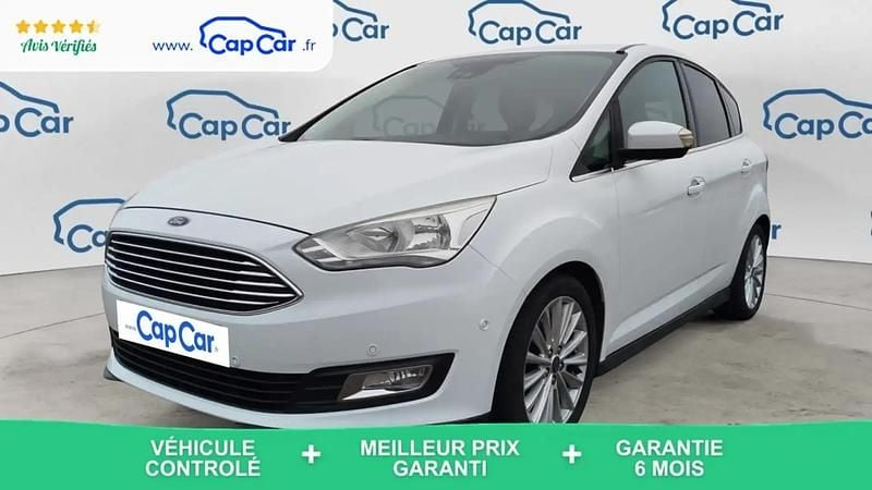 Blanc Utilisé 2015 Ford C-MAX Titanium Monospace | 8 690 € (Prix assez cher) - Image 1/4