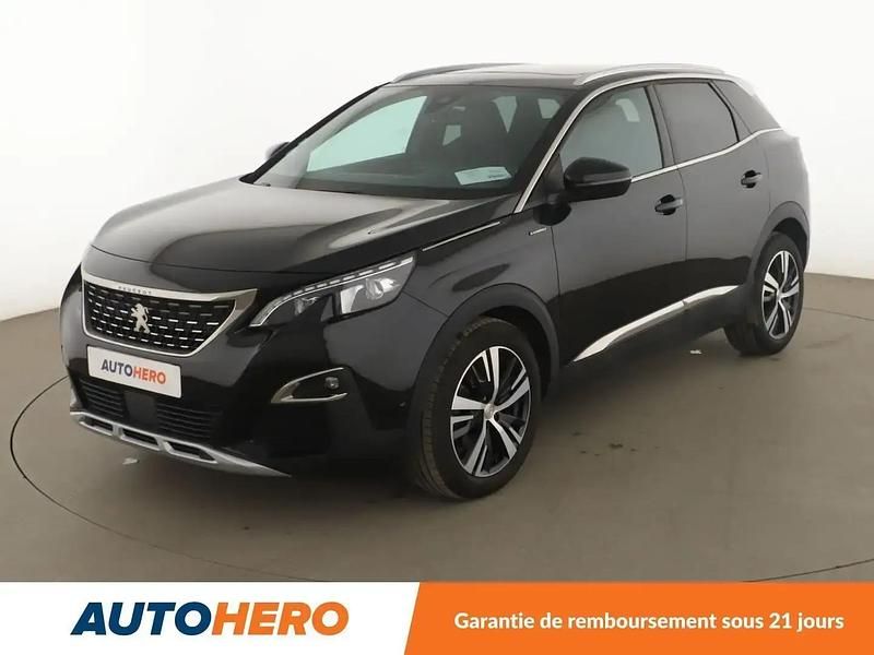 Noir Utilisé 2017 Peugeot 3008 GT-line SUV | 13 190 € (Prix juste) - Image 1/2