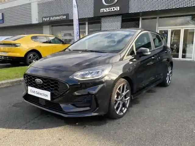 Noir métallisé Occasion 2022 Ford Fiesta ST-Line Berline | 15 990 € (Prix juste) - Image 1/4