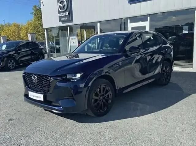 Bleu Occasion 2023 Mazda CX-60 Exclusive-Line SUV | 30 900 € (Prix cher) - Image 1/4