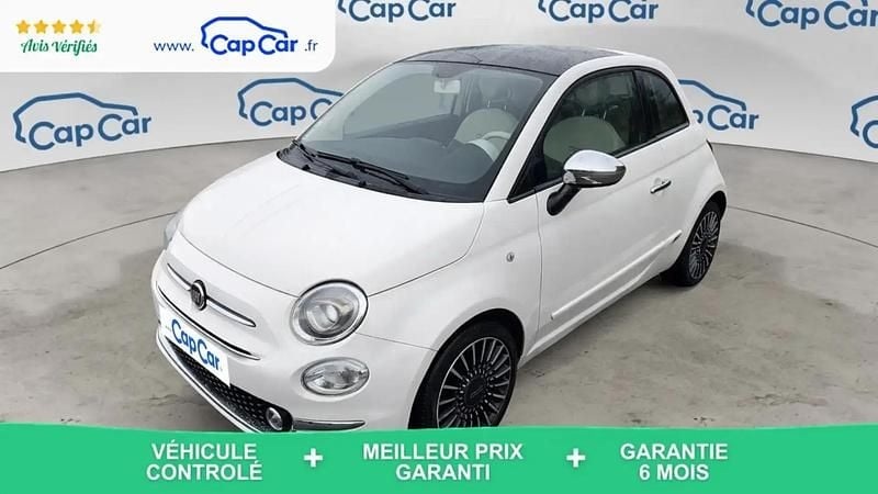 Blanc Occasion 2019 Fiat 500 Lounge Citadine | 8 990 € (Bon prix) - Image 1/4