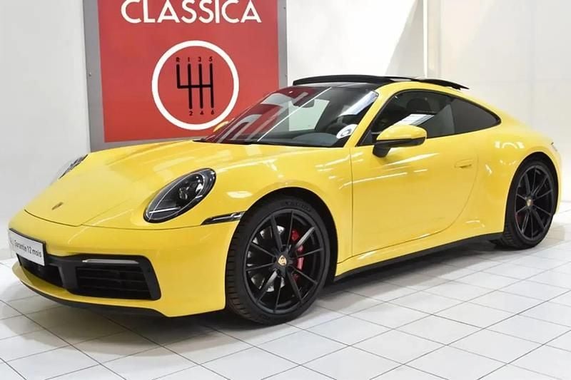 Jaune Utilisé 2019 Porsche 911 Carrera 4S Coupé | 133 900 € (Super prix) - Image 1/4