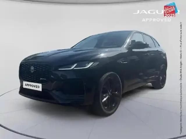 Santorini black métallisée Occasion 2022 Jaguar F-Pace R-Dynamic SUV | 44 999 € (Super prix) - Image 1/4