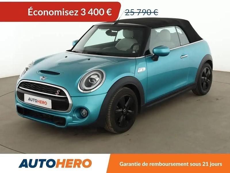 Bleu Occasion 2020 Mini Cooper S Cabriolet Cabriolet | 22 390 € (Super prix) - Image 1/2