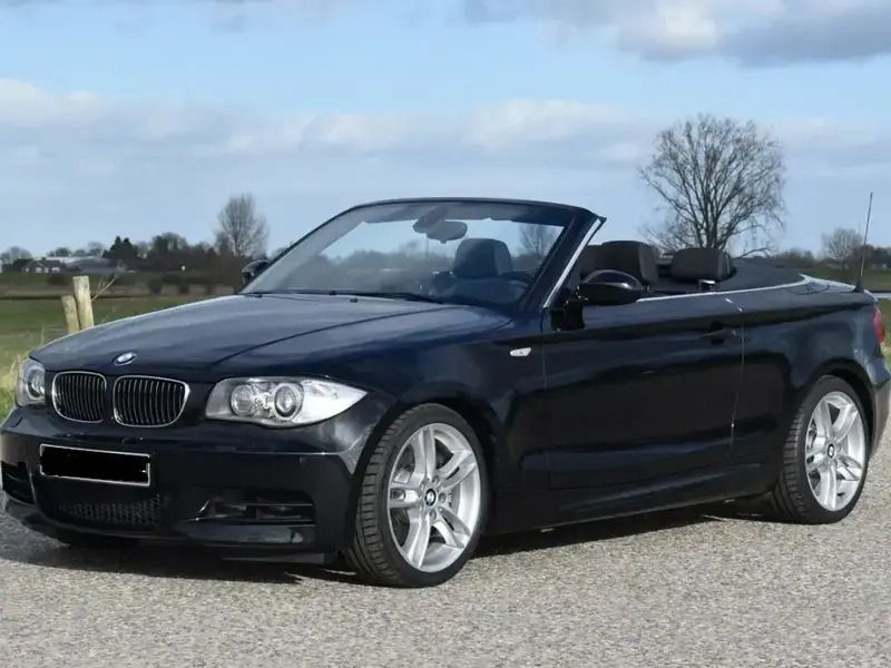 Noir Utilisé 2008 BMW 135 Cabriolet Sport Line Cabriolet | 21 500 € - Image 1/4