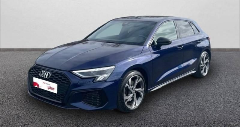 Bleu navarre métallisé Occasion 2021 Audi A3 S-Line Berline | 27 900 € (Prix assez cher) - Image 1/4