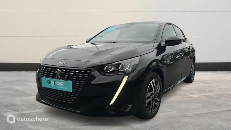 Noir Utilisé 2022 Peugeot 208 Allure Citadine | 13 799 € (Prix juste) - Image 1/4