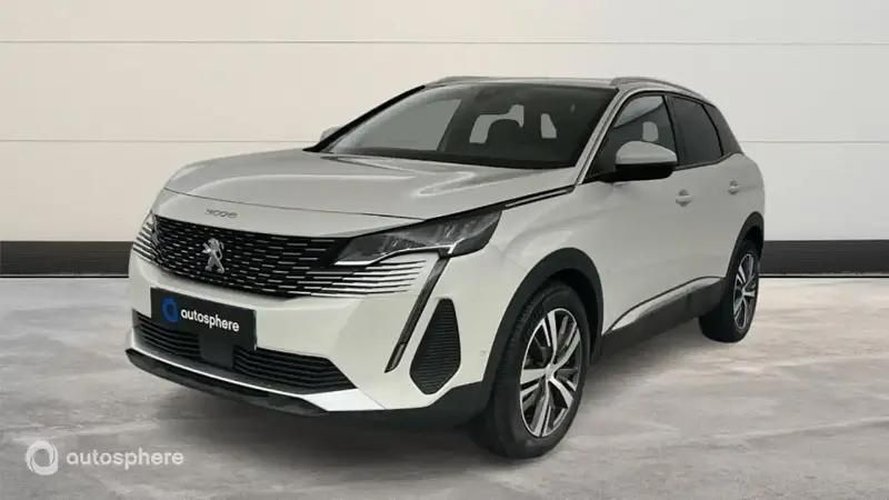 Blanc Utilisé 2021 Peugeot 3008 Allure SUV | 18 399 € (Prix juste) - Image 1/4