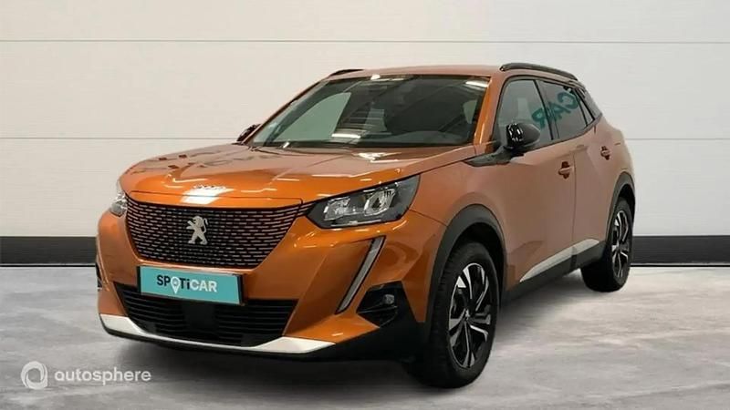 Orange Utilisé 2022 Peugeot e-2008 SUV | 18 499 € (Prix juste) - Image 1/4
