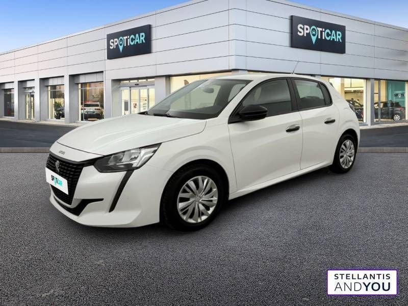 Blanc Utilisé 2022 Peugeot 208 Premium Citadine | 9 990 € (Prix juste) - Image 1/3