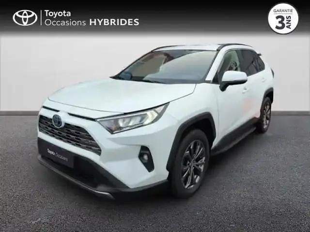 Blanc lunaire nacré Occasion 2024 Toyota RAV4 Hybrid SUV | 39 990 € (Prix juste) - Image 1/4