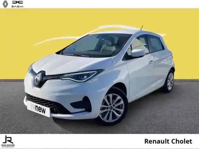 Blanc Occasion 2021 Renault Zoe Zen Citadine | 15 790 € (Prix assez cher) - Image 1/4