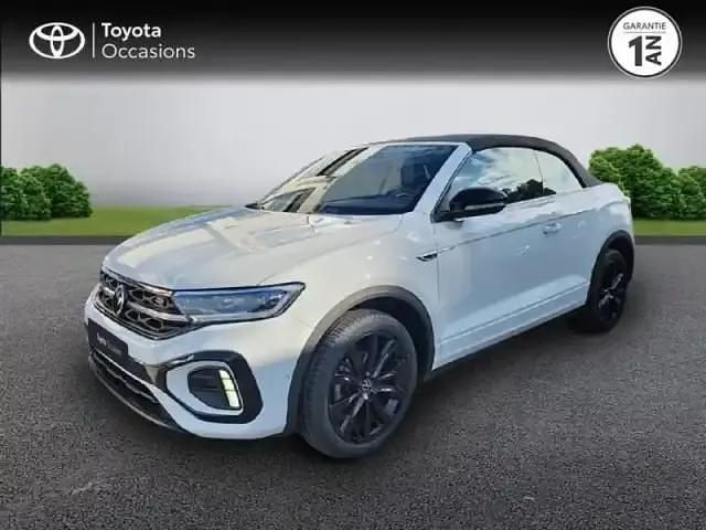 Blanc pur, capote noire Occasion 2022 VW T-Roc Cabriolet R-line Cabriolet | 28 990 € (Prix juste) - Image 1/4