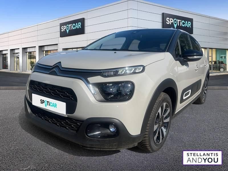 Beige Utilisé 2023 Citroën C3 PureTech Citadine | 12 490 € (Prix juste) - Image 1/4
