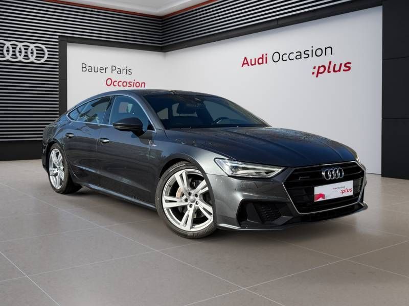 Gris daytona nacré Utilisé 2018 Audi A7 Sportback S-Line Citadine | 40 980 € (Super prix) - Image 1/3