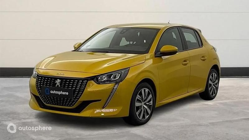 Jaune Utilisé 2020 Peugeot 208 Active Citadine | 13 299 € (Prix juste) - Image 1/4