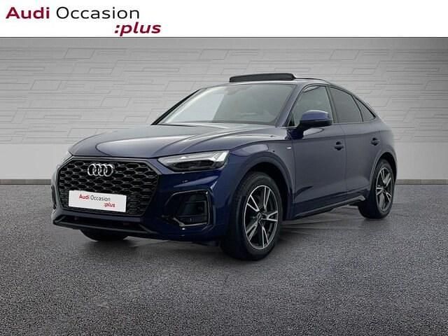 Bleu navarre métallisé Utilisé 2025 Audi Q5 S-Line SUV | 58 990 € (Prix cher) - Image 1/4