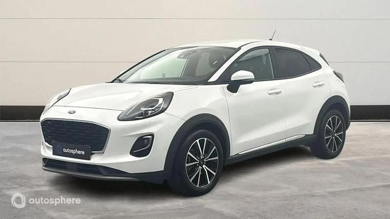 Blanc Occasion 2022 Ford Puma Titanium SUV | 18 499 € (Prix juste) - Image 1/4