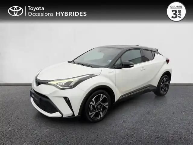 Blanc nacré biton Occasion 2021 Toyota C-HR SUV | 24 990 € (Prix juste) - Image 1/4