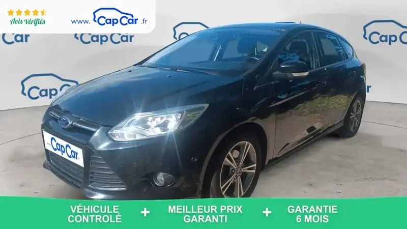 Noir Utilisé 2014 Ford Focus Berline | 6 990 € (Prix juste) - Image 1/4