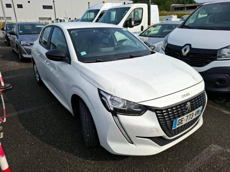 Blanc Utilisé 2022 Peugeot 208 Active Citadine | 10 490 € (Prix juste) - Image 1/3