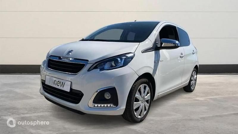 Blanc Utilisé 2019 Peugeot 108 Style Citadine | 8 999 € (Bon prix) - Image 1/4