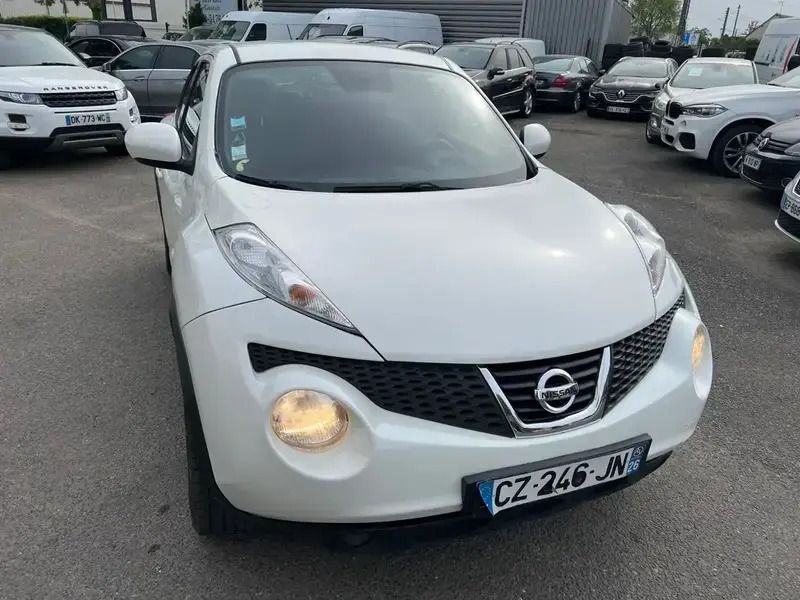 Blanc Utilisé 2013 Nissan Juke Acenta SUV | 6 990 € (Prix juste) - Image 1/4