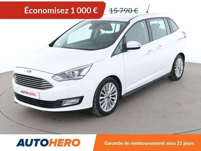 Occasion Ford Grand C-Max Titanium 120 ch (88 kW) 2018 Blanc Monospace