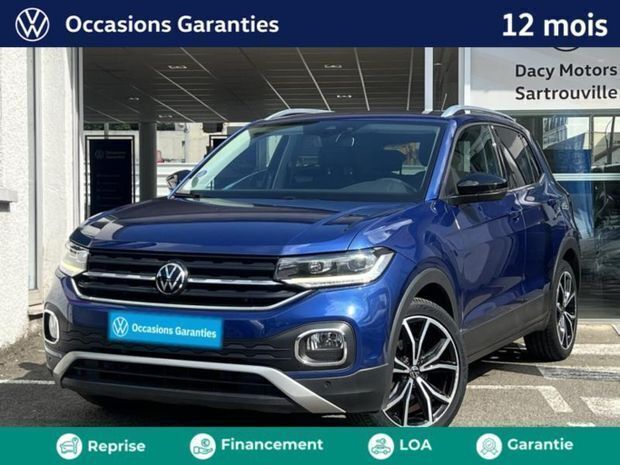 Bleu Utilisé 2021 VW T-Cross SUV | 21 790 € (Prix juste) - Image 1/4