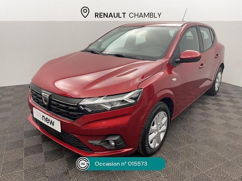 Rouge Occasion 2022 Dacia Sandero Comfort Citadine | 13 490 € (Prix juste) - Image 1/4