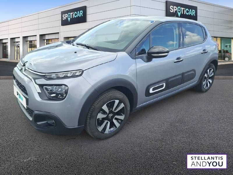 Gris Utilisé 2024 Citroën C3 PureTech Citadine | 14 990 € (Prix juste) - Image 1/3