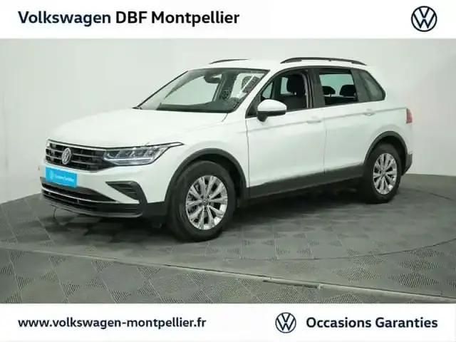 Blanc Occasion 2023 VW Tiguan Life SUV | 31 480 € (Prix juste) - Image 1/4