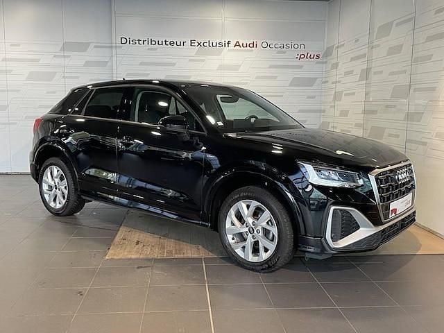Noir mythe métallisé Utilisé 2023 Audi Q2 Advanced Plus SUV | 29 790 € (Prix assez cher) - Image 1/4