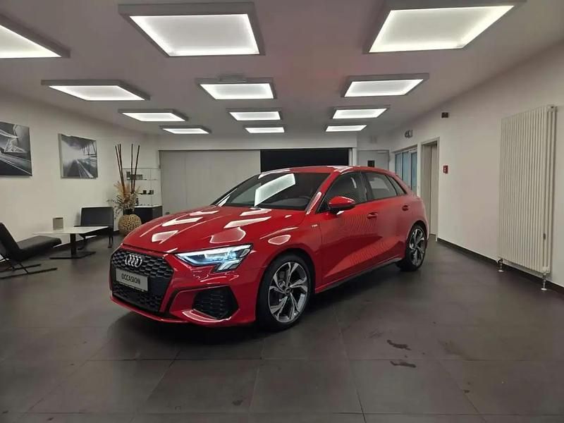 Rouge Utilisé 2020 Audi A3 Sportback S-Line Citadine | 16 900 € (Super prix) - Image 1/4