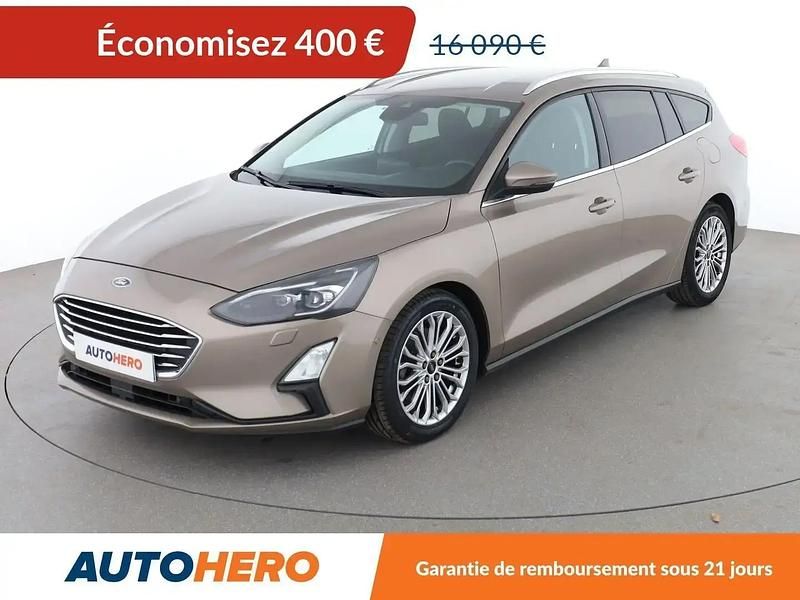 Gris Utilisé 2018 Ford Focus Titanium Break | 15 690 € (Prix assez cher) - Image 1/2