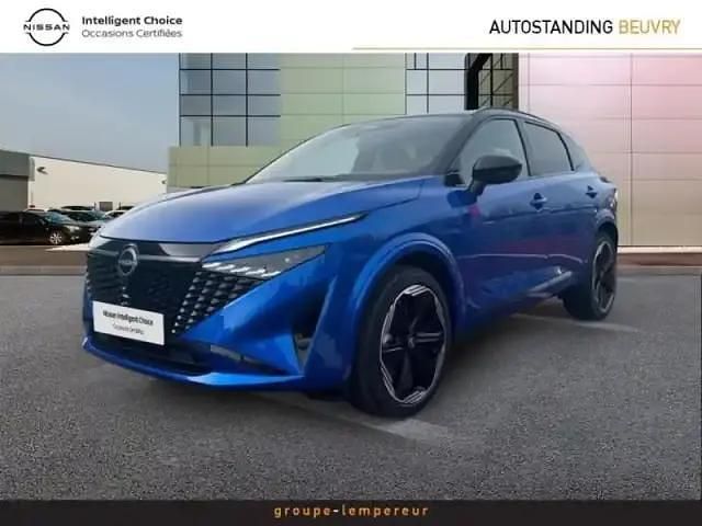 Bleu magnetique alcantara/cuir noir Utilisé 2025 Nissan Qashqai SUV | 39 590 € - Image 1/4