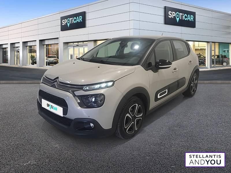 Beige Utilisé 2022 Citroën C3 PureTech Citadine | 11 490 € (Prix juste) - Image 1/4