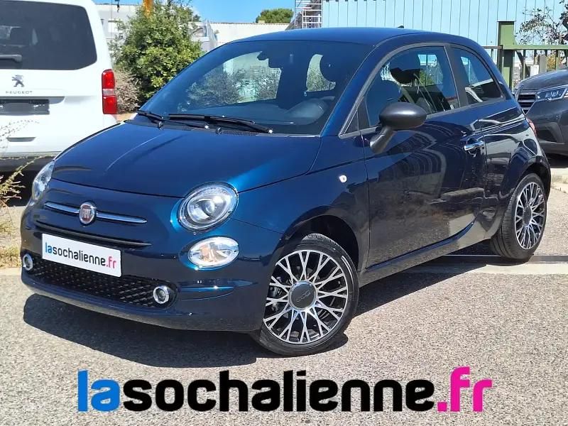 Bleu Utilisé 2024 Fiat 500 S Citadine | 13 390 € (Prix juste) - Image 1/4